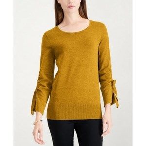 Alfani Womens Bow Sleeve Pullover Sweater